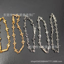 Chrome Hearts 22K Diamond Cross Bracelet