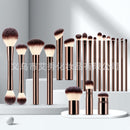 Set of 20 makeup, loose brushes, blush base, eyeshadow brushes, concealer brushes