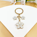 Five-petal Cherry Blossom Key chain, sweet and fresh keychain, bag pendant MOQ2