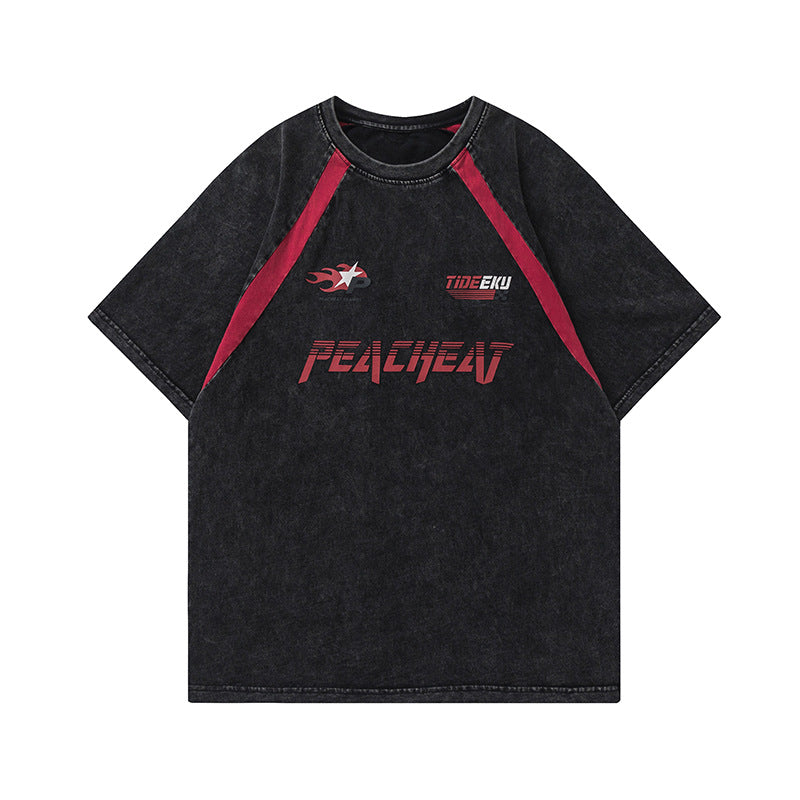FIRE STAR - Oversized Print T-Shirt