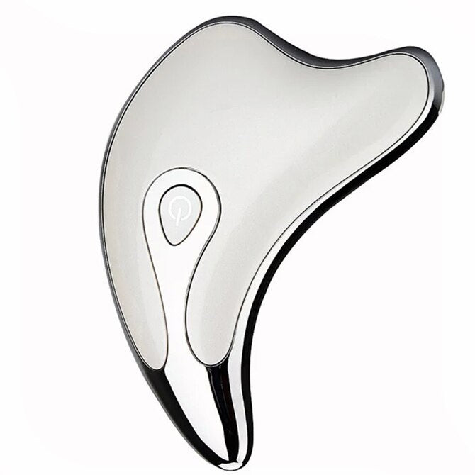 Gua Sha Scraper Facial Lifting Slimming LED Light Microcurrent Skin Massager