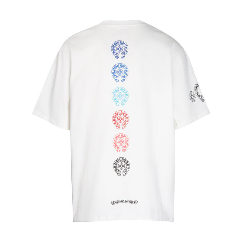 Summer short-sleeved street hip-hop men's women's T-Shirt