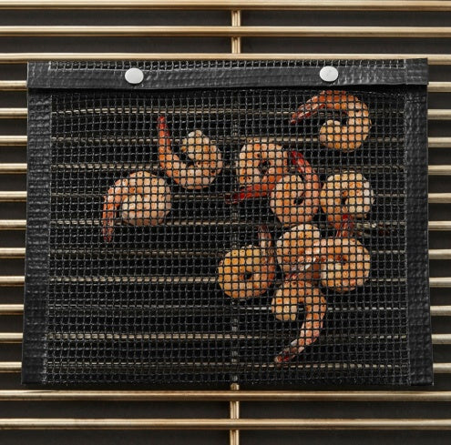 Reusable BBQ Grill Mesh Bag Non-stick Barbecue Baking Isolation Pad