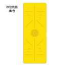 Yoga mat PU rubber luxury mat, women, anti-slip professional fitness mat