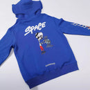 Chrome Heart Doodles Mattyboy's spiderweb print loose hooded thick long-sleeved hoodie