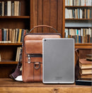 Retro Style Fashionable Brown Single Shoulder Backpack, Multiple Compartments, Adjustable Shoulder Strap