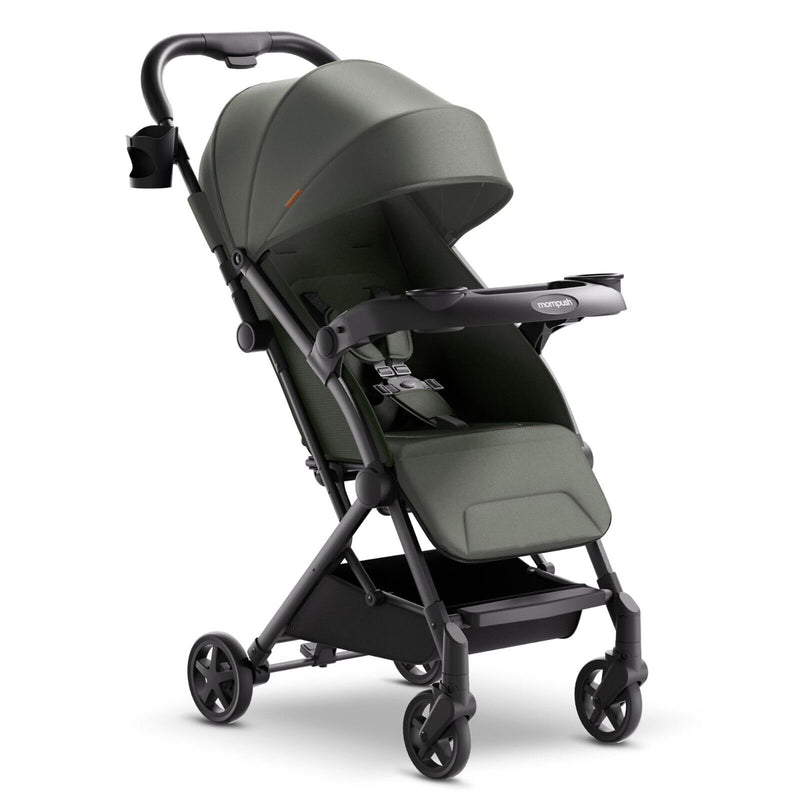 Mompush Lithe V2 Lightweight Stroller+Tray Compact Fold Airplane Ready