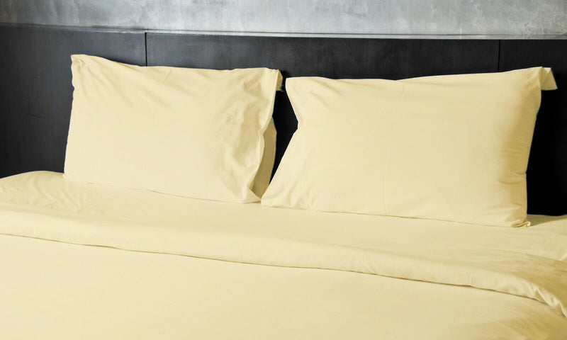 HIGH THREAD COUNT 1800 EGYPTIAN COTTON & BAMBOO SATIN SOFT SHEET DEEP