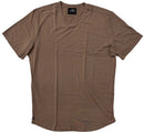 Cuts Clothing Men's Curve Hem Crew Neck Signature Fit 4-Way Stretch Te