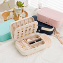 Simple portable jewelry box Travel jewelry storage Bracelet earrings storage jewelry box