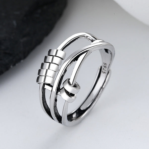 fortune bead index finger ring