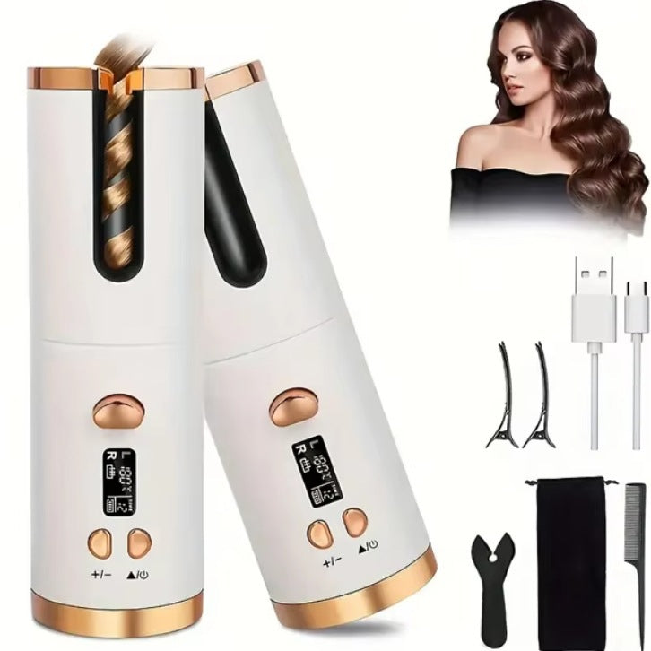 Automatic USB portable curling iron automatic charging