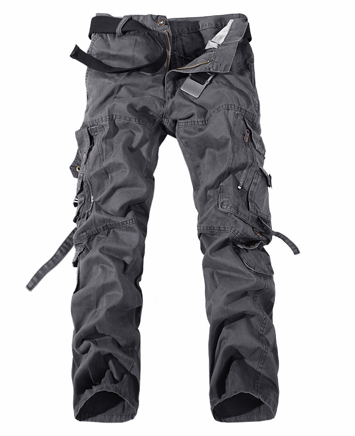 Men's Multi-pocket Cargo Pants Washed Hot Cargo Pants