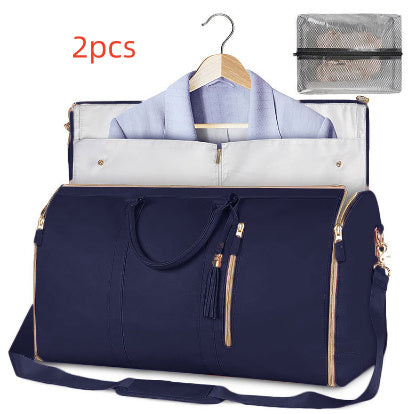 Large Capacity Travel Duffle Bag Women's Handbag Folding Suit Waterproof Bag