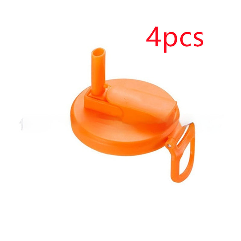 Soda Cola Can Lid with Straw Reusable Can Stopper For Soda Beer Drinks Juice Fits Standard Coke Can