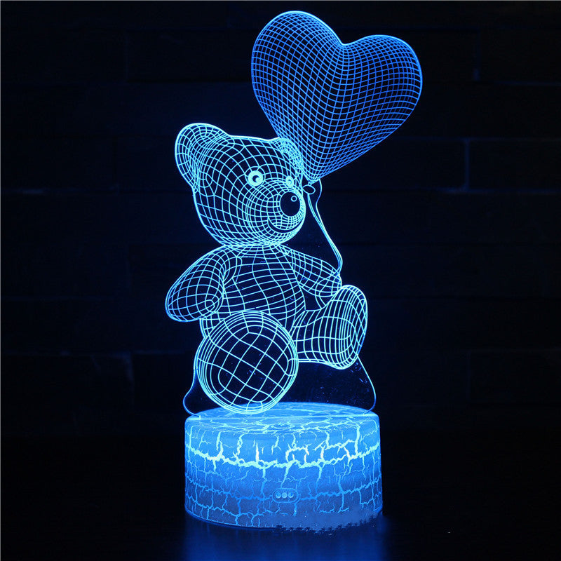 3D Lamp Acrylic USB LED Night Lights Neon Sign Lamp Decorations