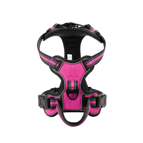 Dog Vest Chest and Back Breathable Reflective strap leash