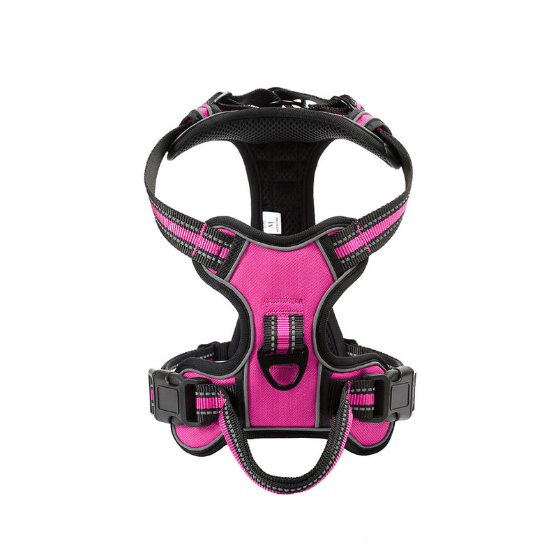 Dog Vest Chest and Back Breathable Reflective strap leash