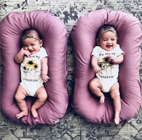 Baby Nest Bed Crib Newborn Baby Nest Cot Cribs Infant Portable Cotton Crib