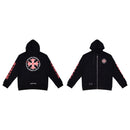 Correct version 24ss fashion brand pure cotton loop men's and women's zipper hoodie