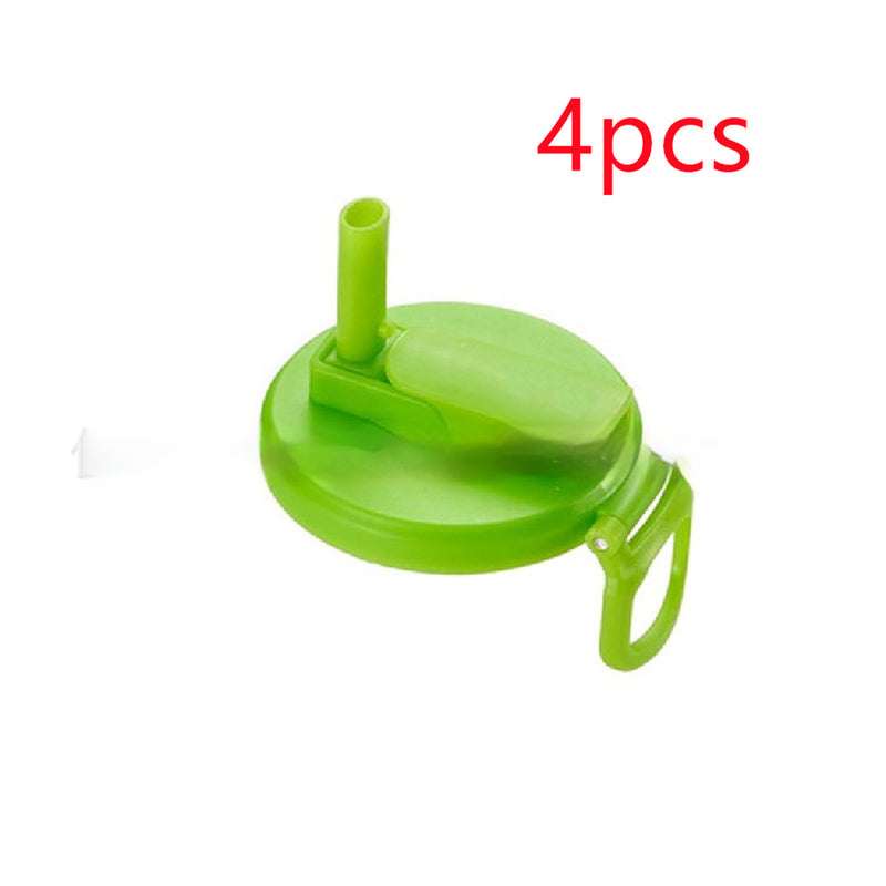 Soda Cola Can Lid with Straw Reusable Can Stopper For Soda Beer Drinks Juice Fits Standard Coke Can