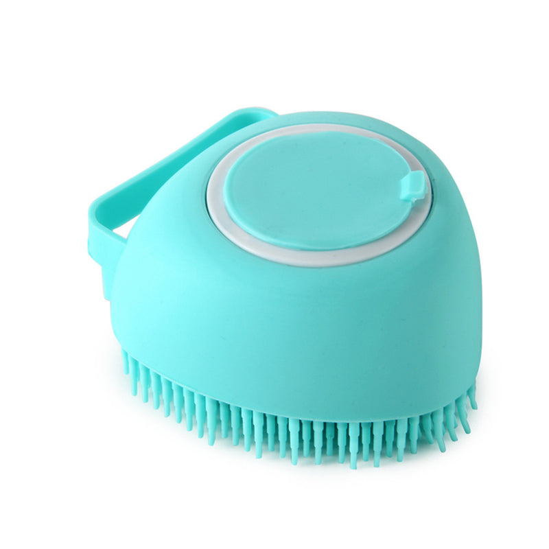 Silicone Dog Cat Bath Massage Gloves Brush