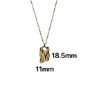 Original design, light luxury stainless steel 18K gold-plated necklace, niche high-end geometric shape