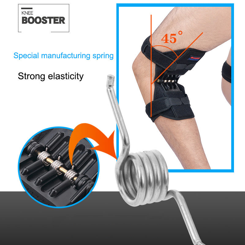 High Quality Knee Brace Patella Booster Spring Knee Brace Support For Mountaineering Squat