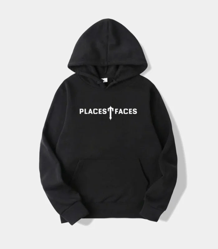 Floral Note Zip Up Grey Heather Hoodie - S