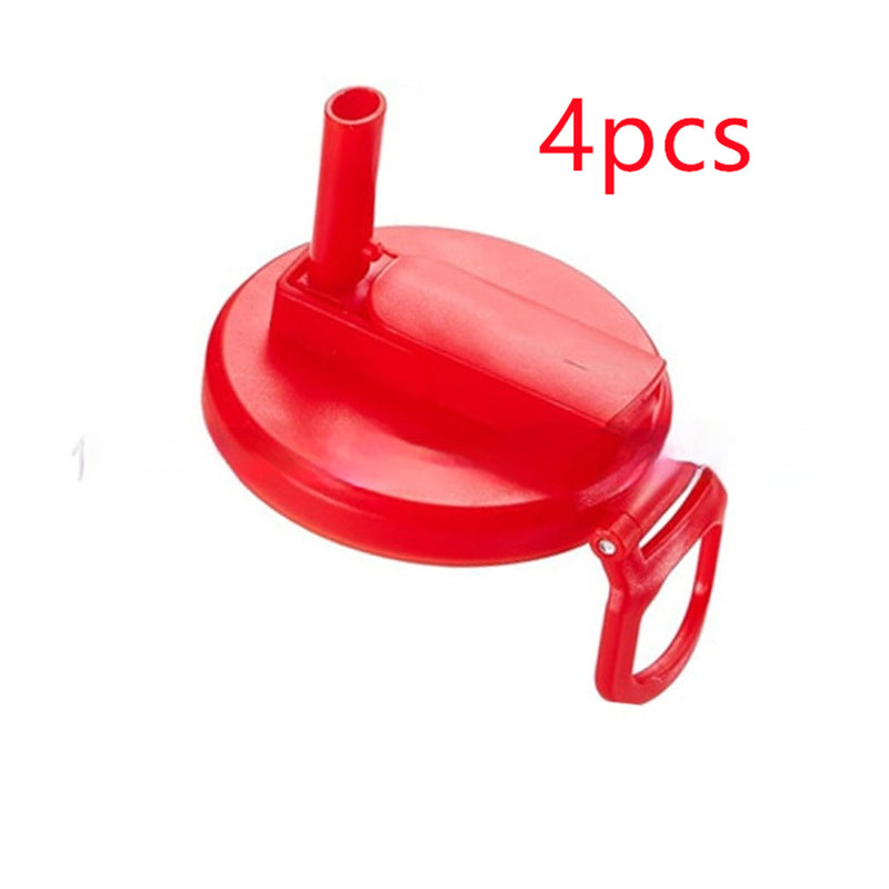 Soda Cola Can Lid with Straw Reusable Can Stopper For Soda Beer Drinks Juice Fits Standard Coke Can