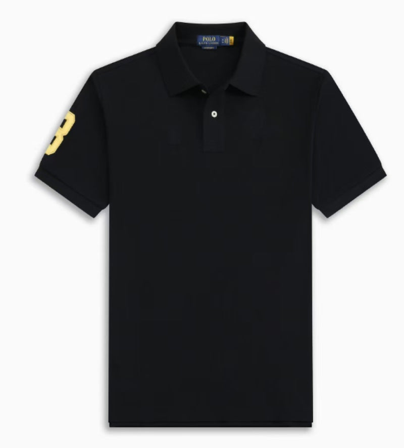 Summer men's loose lapel embroidery cotton short sleeve plus size shirts