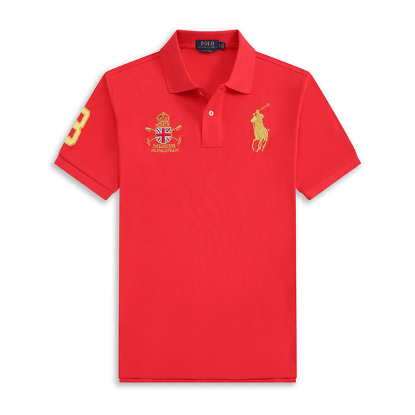 Summer men's loose lapel embroidery cotton short sleeve plus size shirts