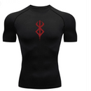 Men's Fitness training sports running breathable quick drying shot sleeve T-shirt