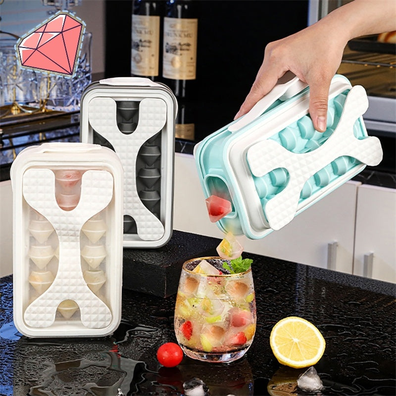 2in1 Portable Silicone Ice Ball Mold Ice Maker Water Bottle Ice Cube Kitchen Gadgets