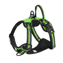 Dog Vest Chest and Back Breathable Reflective strap leash