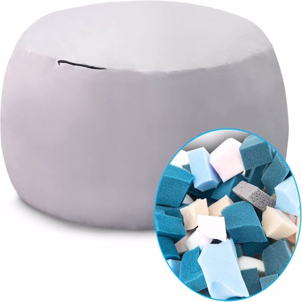 Bean Bag Chair Cushion, Big Round Soft Fluffy PV Velvet Sofa Bed Cover Lazy Sofa Bed Cover,6ft