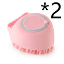Silicone Dog Cat Bath Massage Gloves Brush