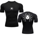 Men's Fitness training sports running breathable quick drying shot sleeve T-shirt