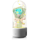 Creative 2 In 1 Bouquet LED Light And Bluetooth-compatible Speaker luminous Night Light