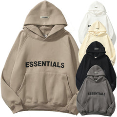 Letter printed hoodie for men and women High street group build cultural sweater fashion coat