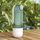 2 In 1 Pet Water Cup Segment Design Green Dog Walking Portable Drinking Cup