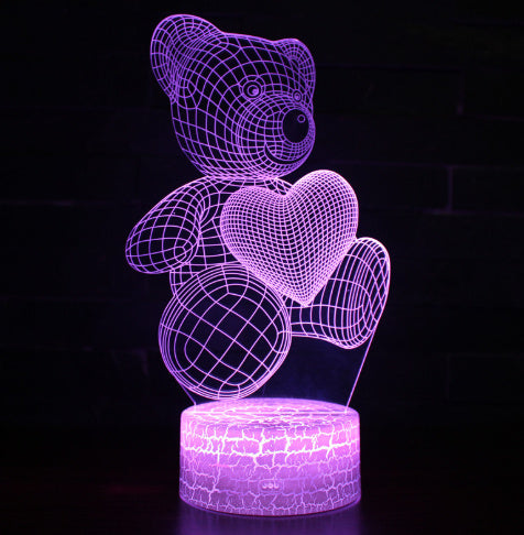 3D Lamp Acrylic USB LED Night Lights Neon Sign Lamp Decorations