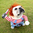 Halloween Pet Costume Pet Dog Funny Clothes Adjustable Dog Cosplay Costume Scary Costume