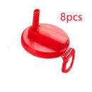 Soda Cola Can Lid with Straw Reusable Can Stopper For Soda Beer Drinks Juice Fits Standard Coke Can