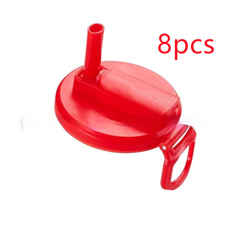 Soda Cola Can Lid with Straw Reusable Can Stopper For Soda Beer Drinks Juice Fits Standard Coke Can