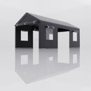 10x20ft Gazebo Party Tent Heavy Duty Canopy Carport Outdoor Portable Garage Grey