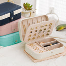 Simple portable jewelry box Travel jewelry storage Bracelet earrings storage jewelry box