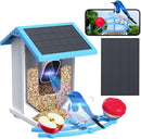 Smart Bird Feeder With Camera, Solar-Powered, Motion Detection WiFi 4MP Live Camera, AI Identify Bird Species