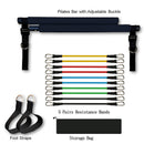 Fitness Yoga Pilates Bar Portable Gym Accessories Sport Elastic Bodybuilding Resistance Bands