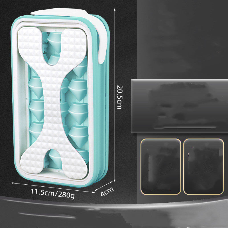 2in1 Portable Silicone Ice Ball Mold Ice Maker Water Bottle Ice Cube Kitchen Gadgets